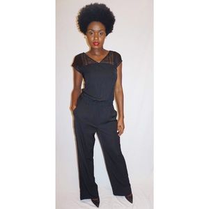 Mossimo Black Romper with Pockets